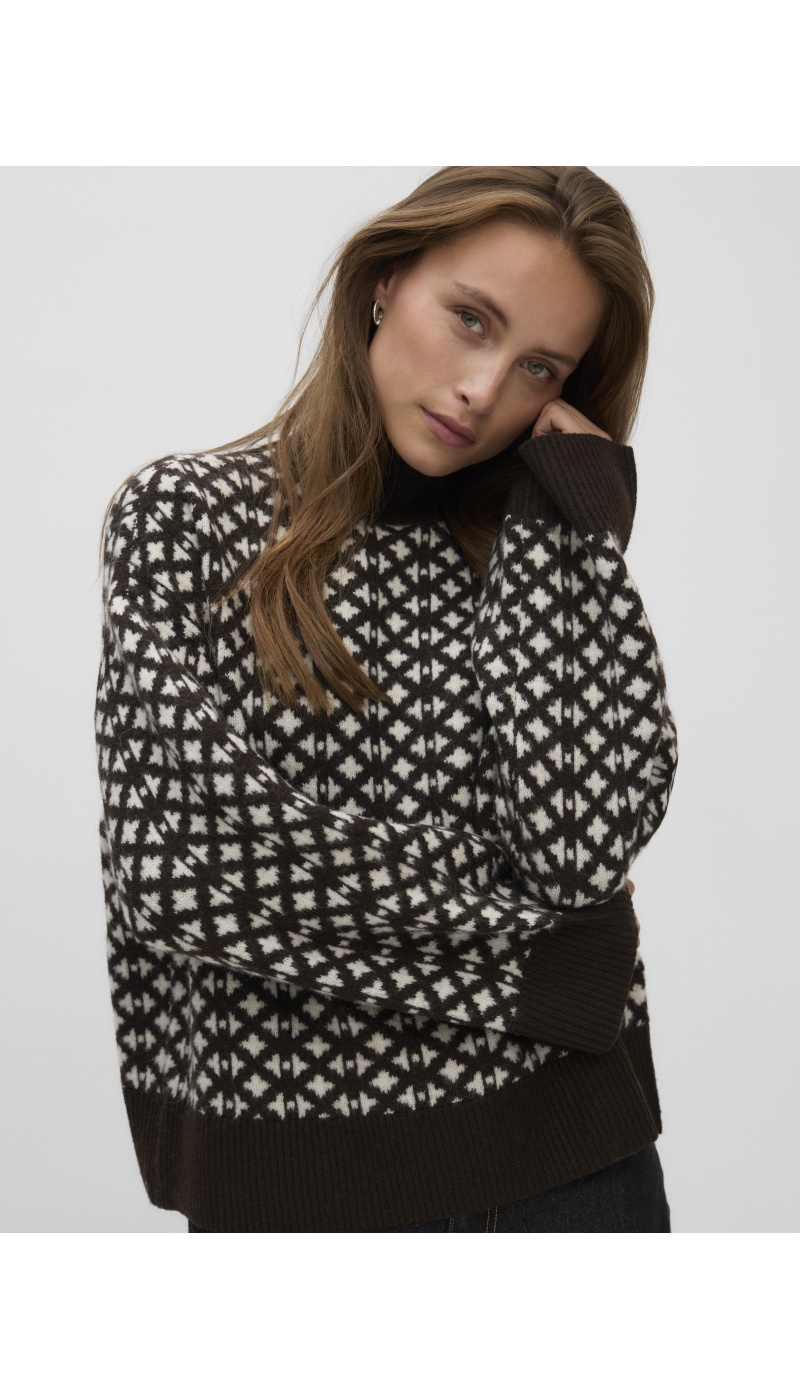 Pull Chocolate VMBIRCH Vero Moda - 1 | TOPS